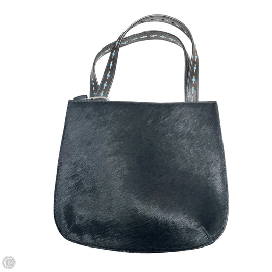 Handbag Leather By Fossil, Size: Small