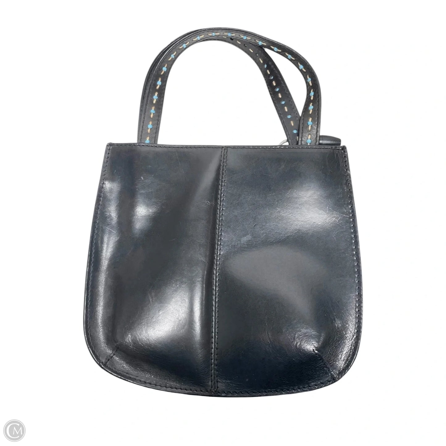 Handbag Leather By Fossil, Size: Small