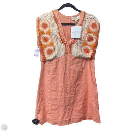 Dress Casual Short By ANNA CATE In Peach, Size: Xs