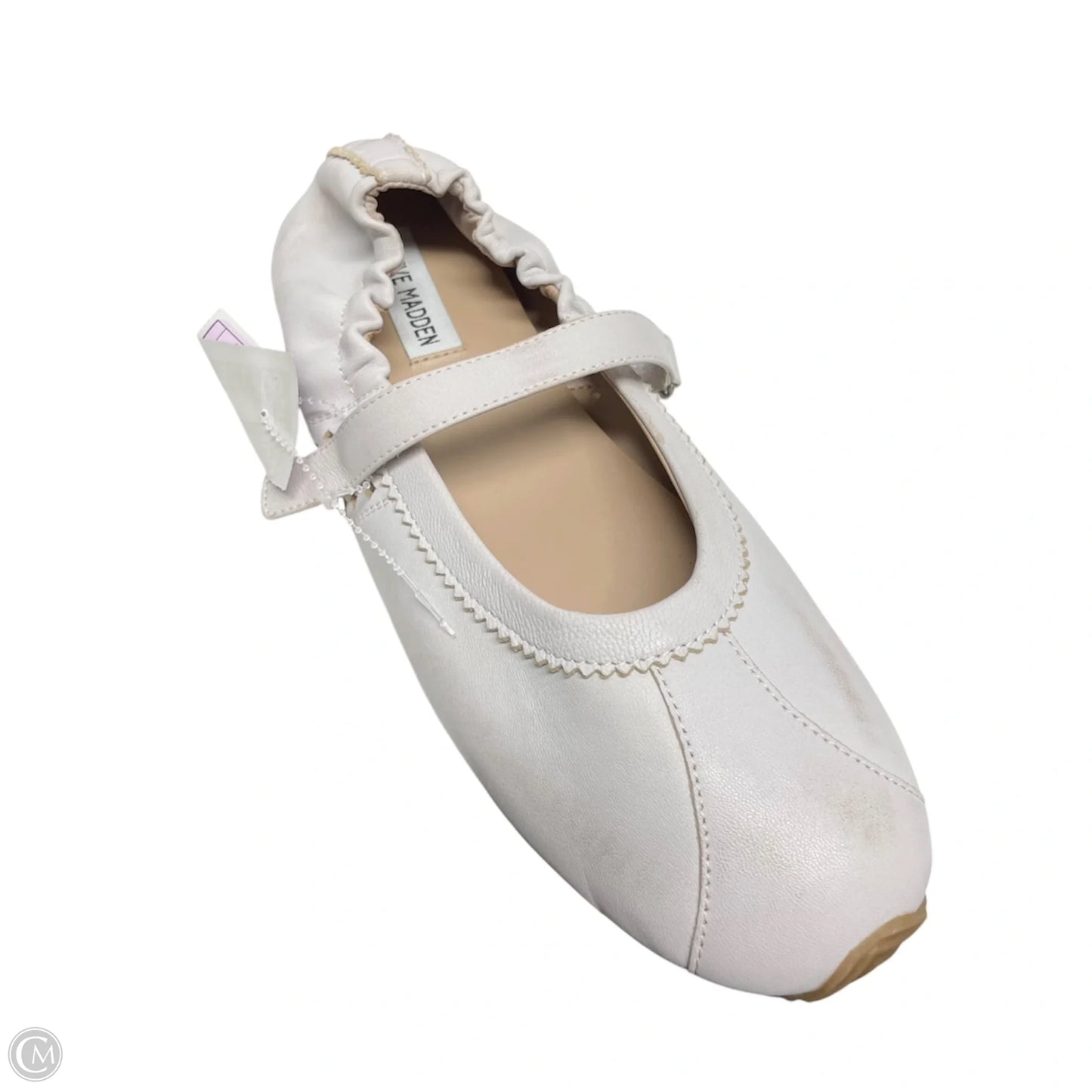 Shoes Flats By Steve Madden In Tan & White, Size: 9.5