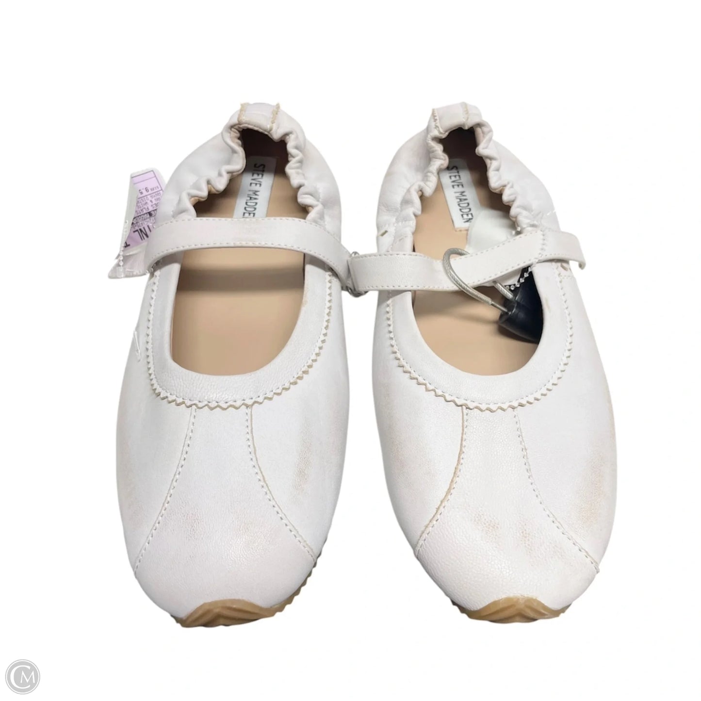 Shoes Flats By Steve Madden In Tan & White, Size: 9.5