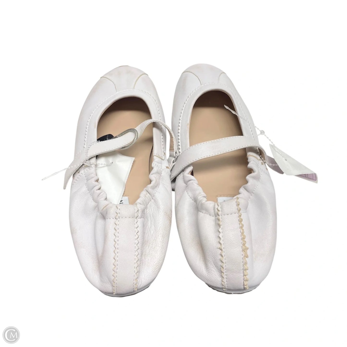 Shoes Flats By Steve Madden In Tan & White, Size: 9.5