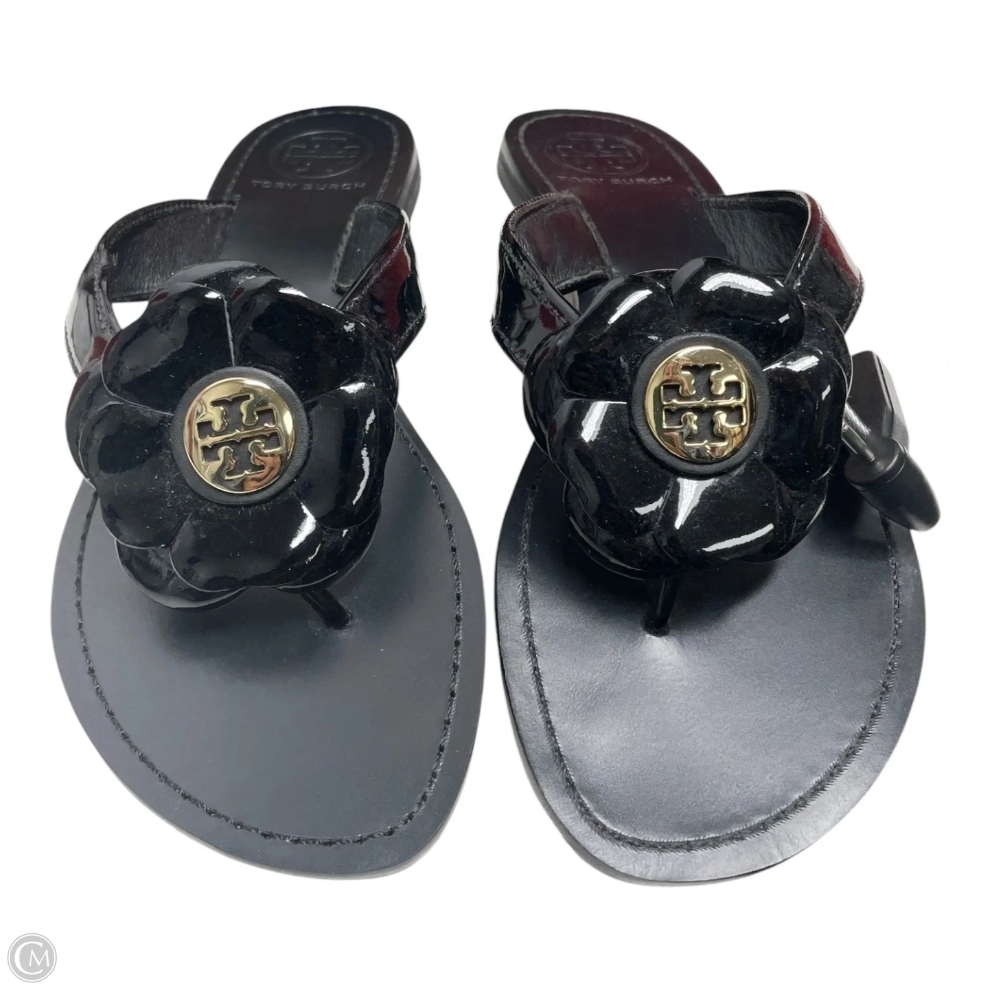 Sandals Designer By Tory Burch In Black, Size: 6.5