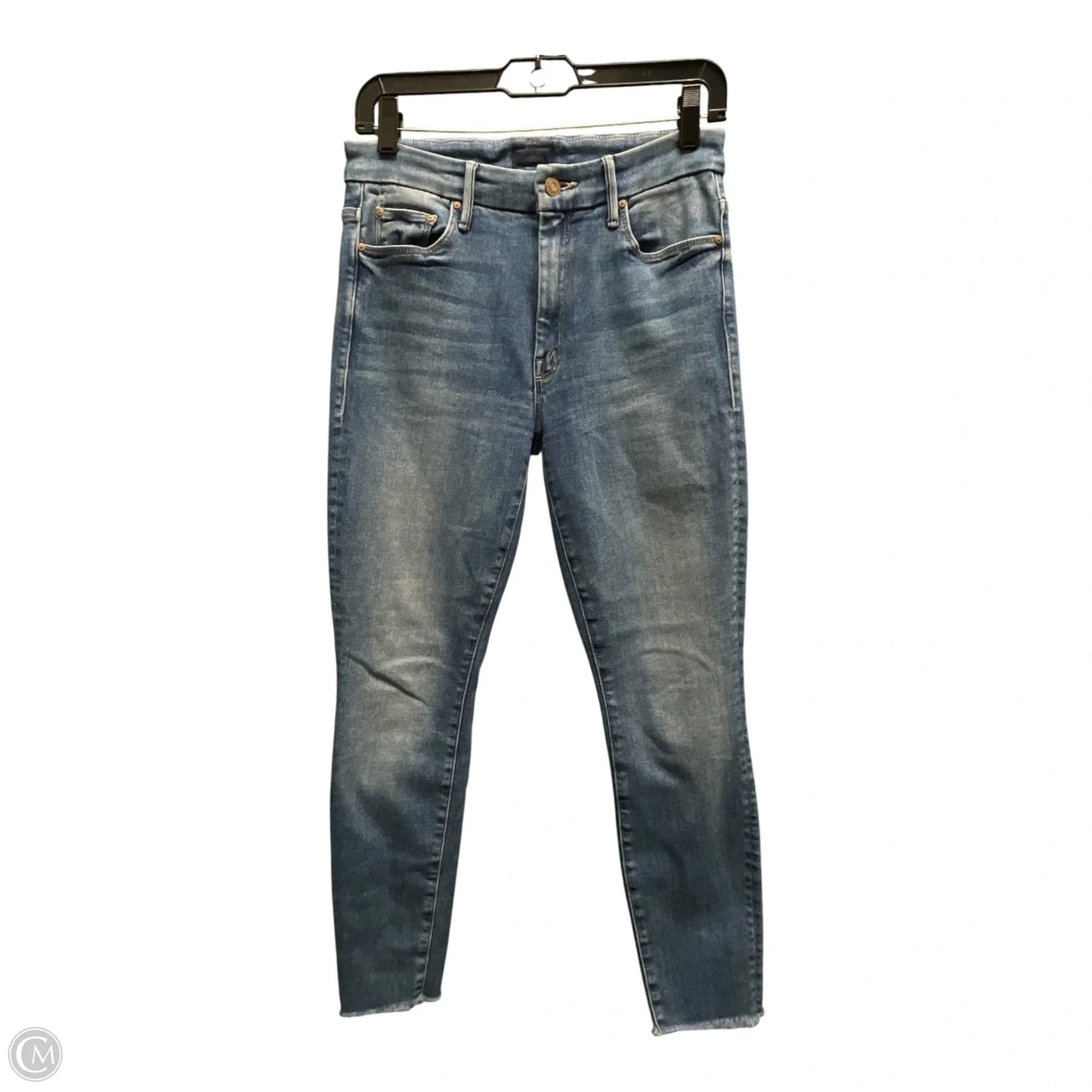 Jeans Skinny By Mother In Blue Denim, Size: 4