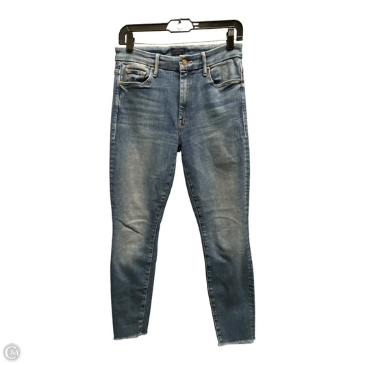 Jeans Skinny By Mother In Blue Denim, Size: 4
