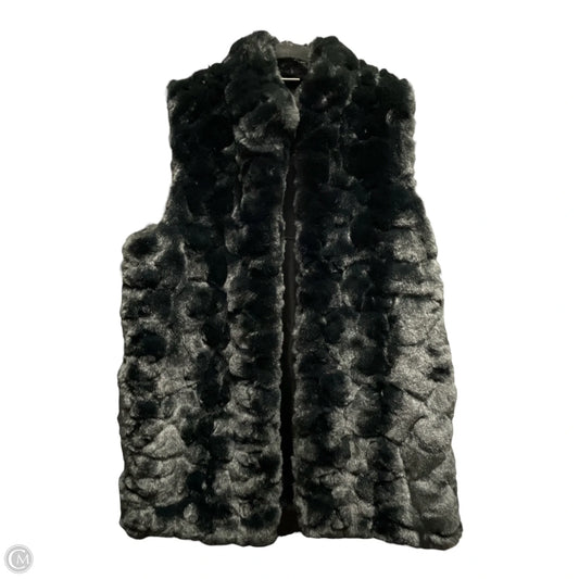 Vest Faux Fur & Sherpa By Rachel Zoe In Black, Size: M
