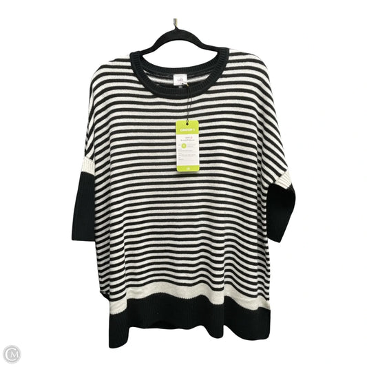Sweater By Cabi In Black & Cream, Size: S
