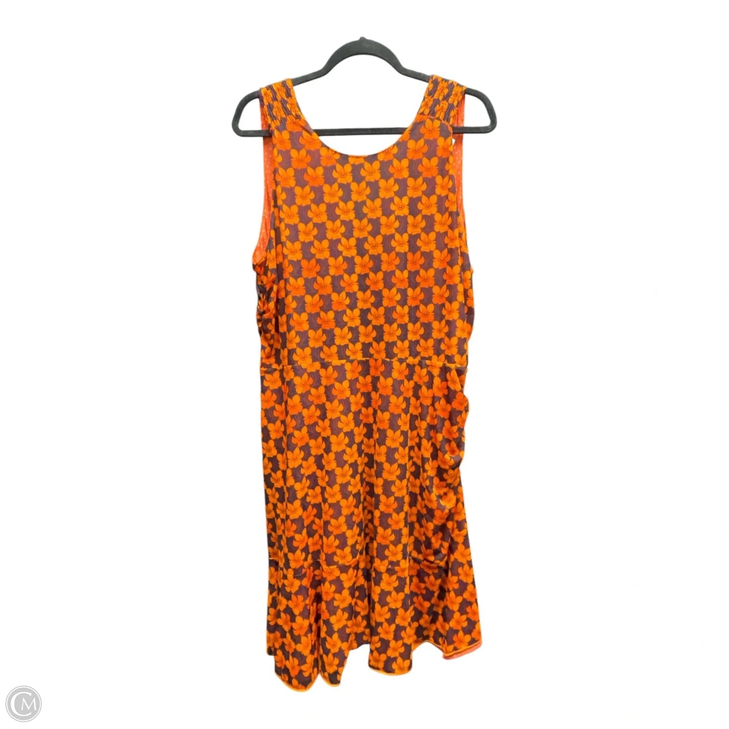 Dress Casual Short By Cabi In Black & Orange, Size: Xl