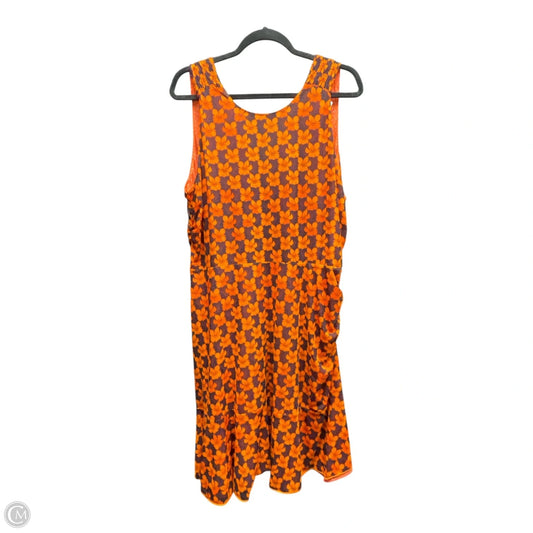 Dress Casual Short By Cabi In Black & Orange, Size: Xl