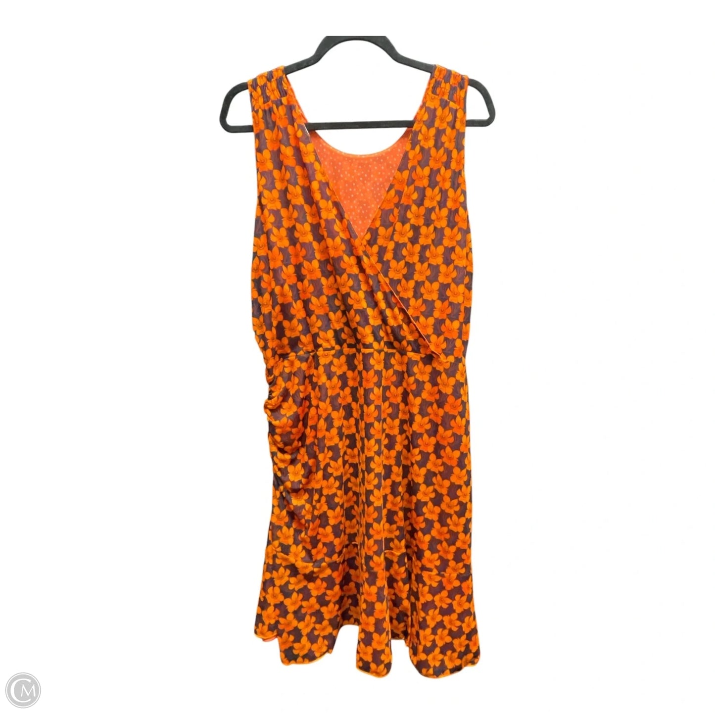 Dress Casual Short By Cabi In Black & Orange, Size: Xl