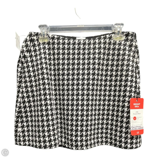 Skort By Cabi In Black & White, Size: 4