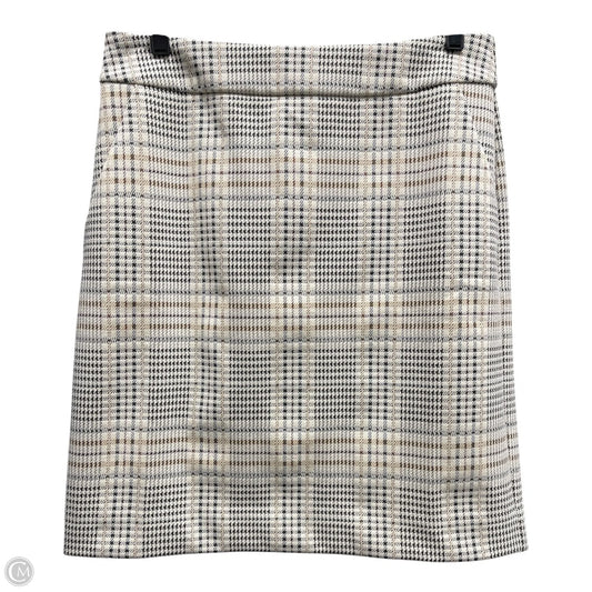 Skirt Mini & Short By Cabi In Plaid Pattern, Size: 8