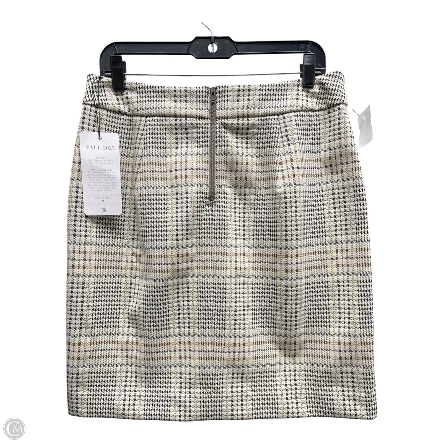 Skirt Mini & Short By Cabi In Plaid Pattern, Size: 8