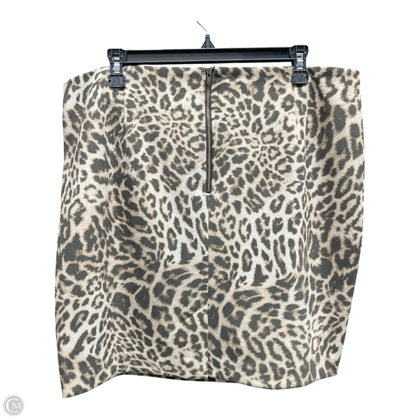 Skirt Mini & Short By Cabi In Animal Print, Size: 14