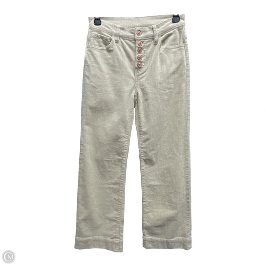 Pants Corduroy By Cabi In Cream, Size: 0