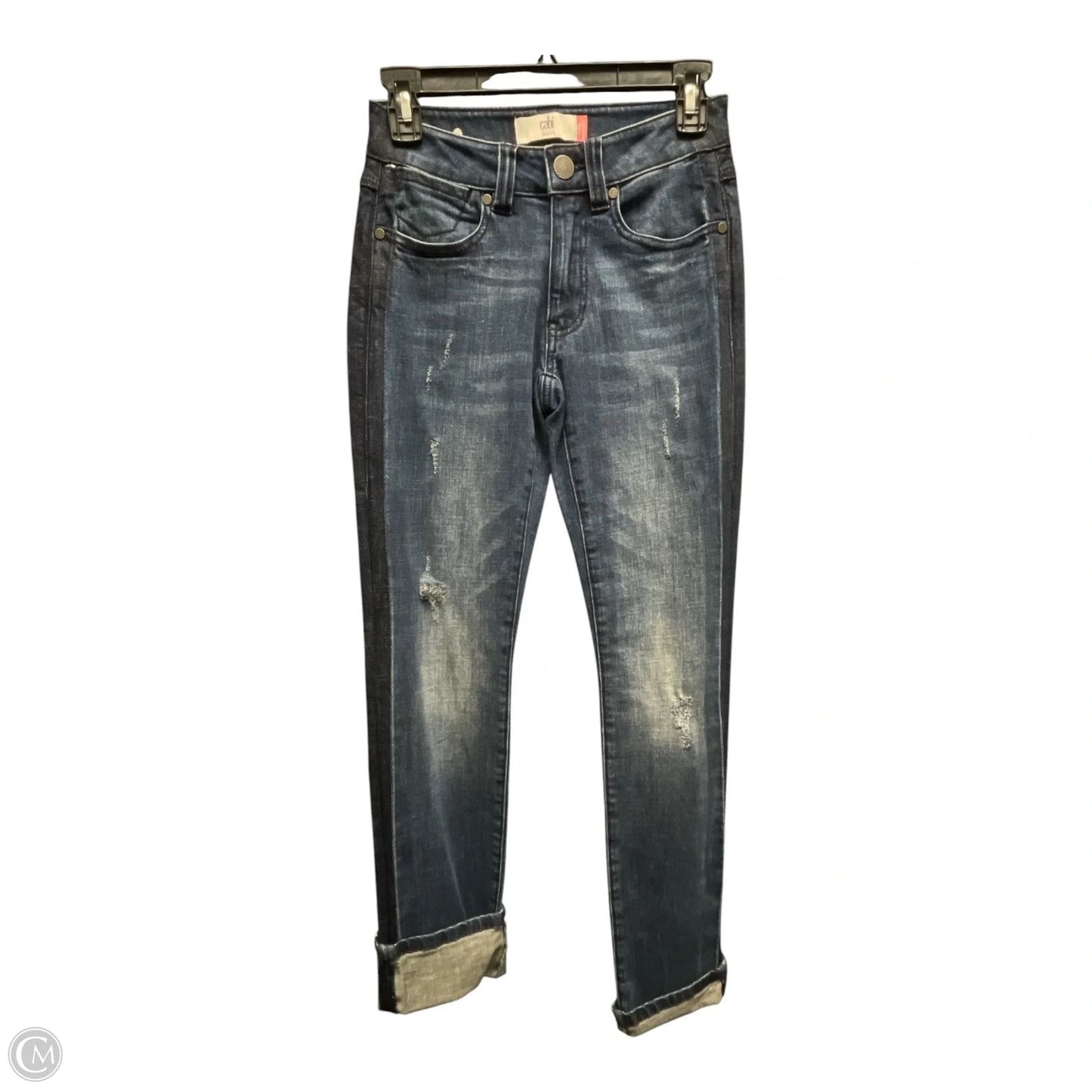 Jeans Straight By Cabi In Blue, Size: 0