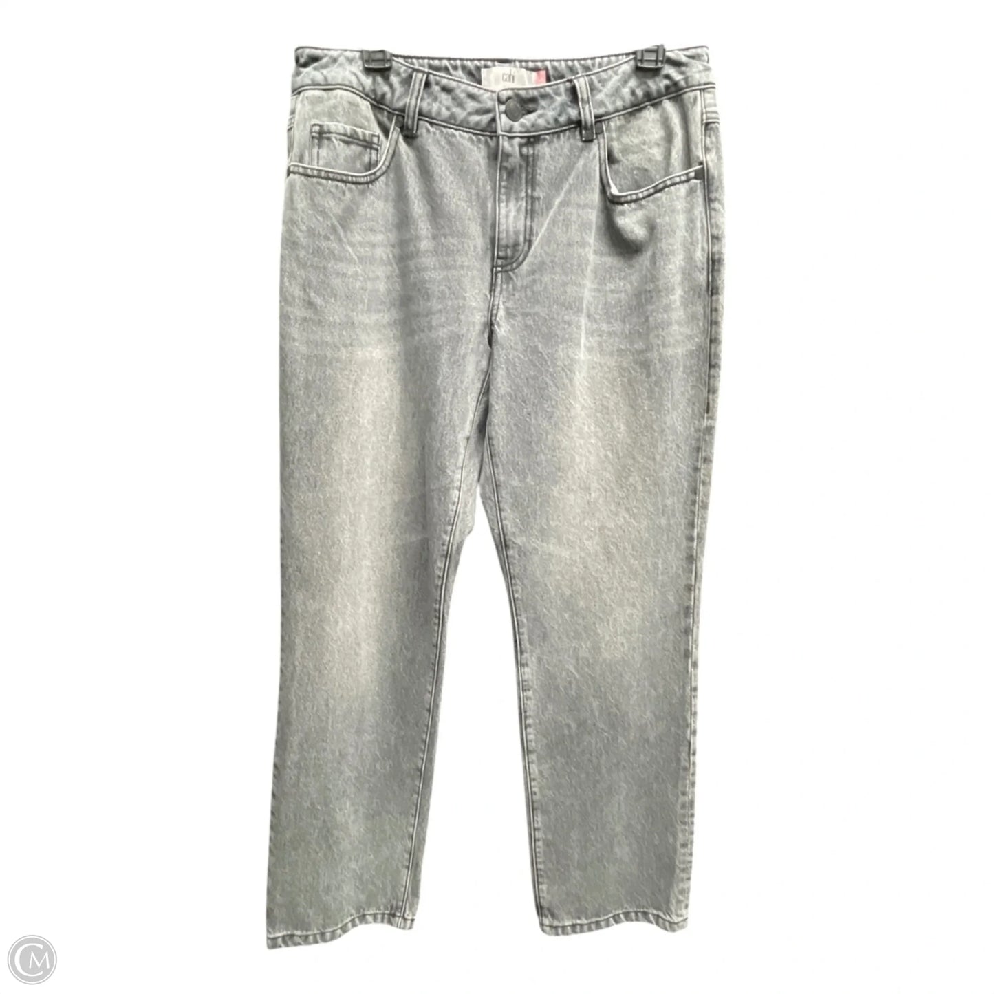 Jeans Boyfriend By Cabi In Grey Denim, Size: 6
