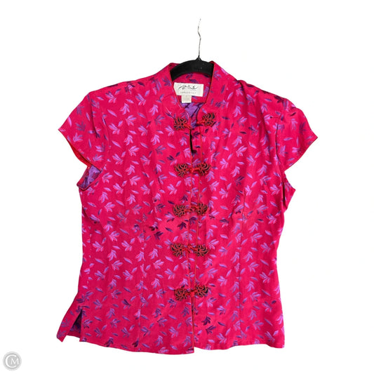 Top Short Sleeve By Clothes Mentor In Pink & Purple, Size: S