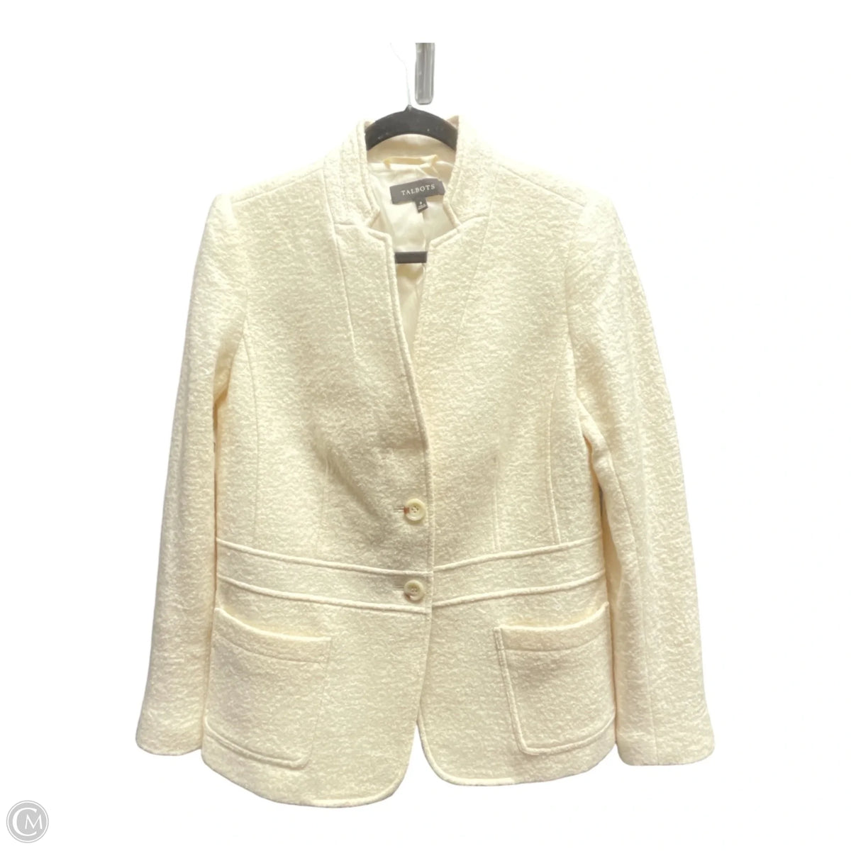 Blazer By Talbots In Cream, Size: 8