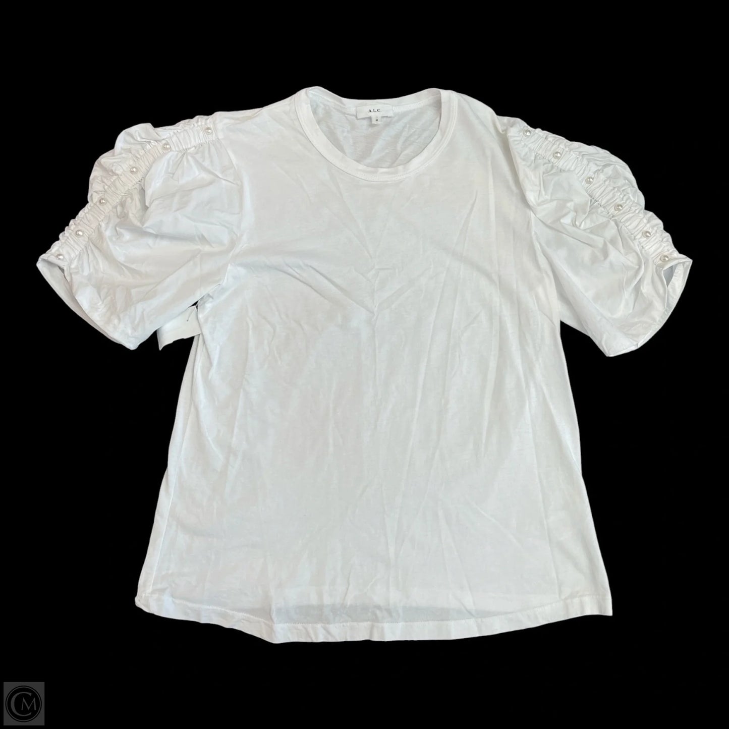 Top Short Sleeve By Alc In White, Size: M