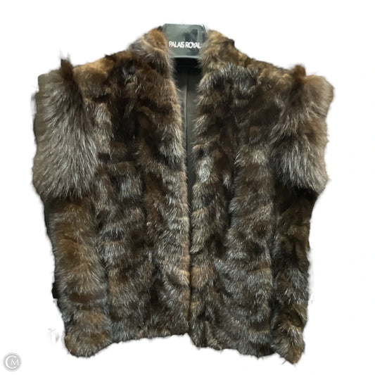Vest Other By DRESSLER FURS In Black & Brown, Size: S