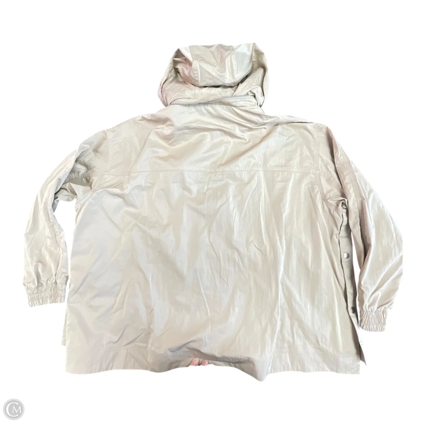 Jacket Windbreaker By Lou And Grey In Tan, Size: M