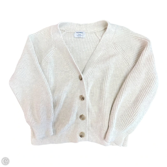 Sweater Cardigan By Old Navy In Taupe, Size: L