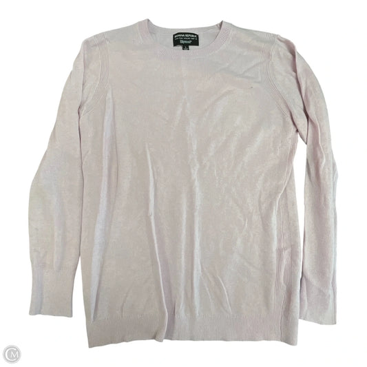 Sweater By Banana Republic In Pink, Size: L