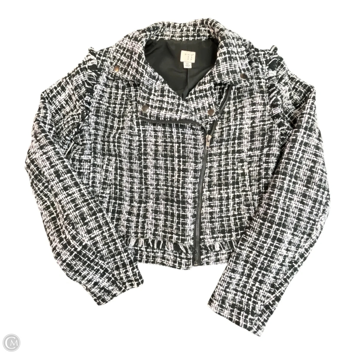 Blazer By A New Day In Black & White, Size: Xs