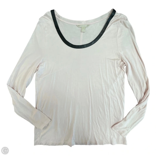 Top Long Sleeve By Banana Republic In Pink, Size: Xl
