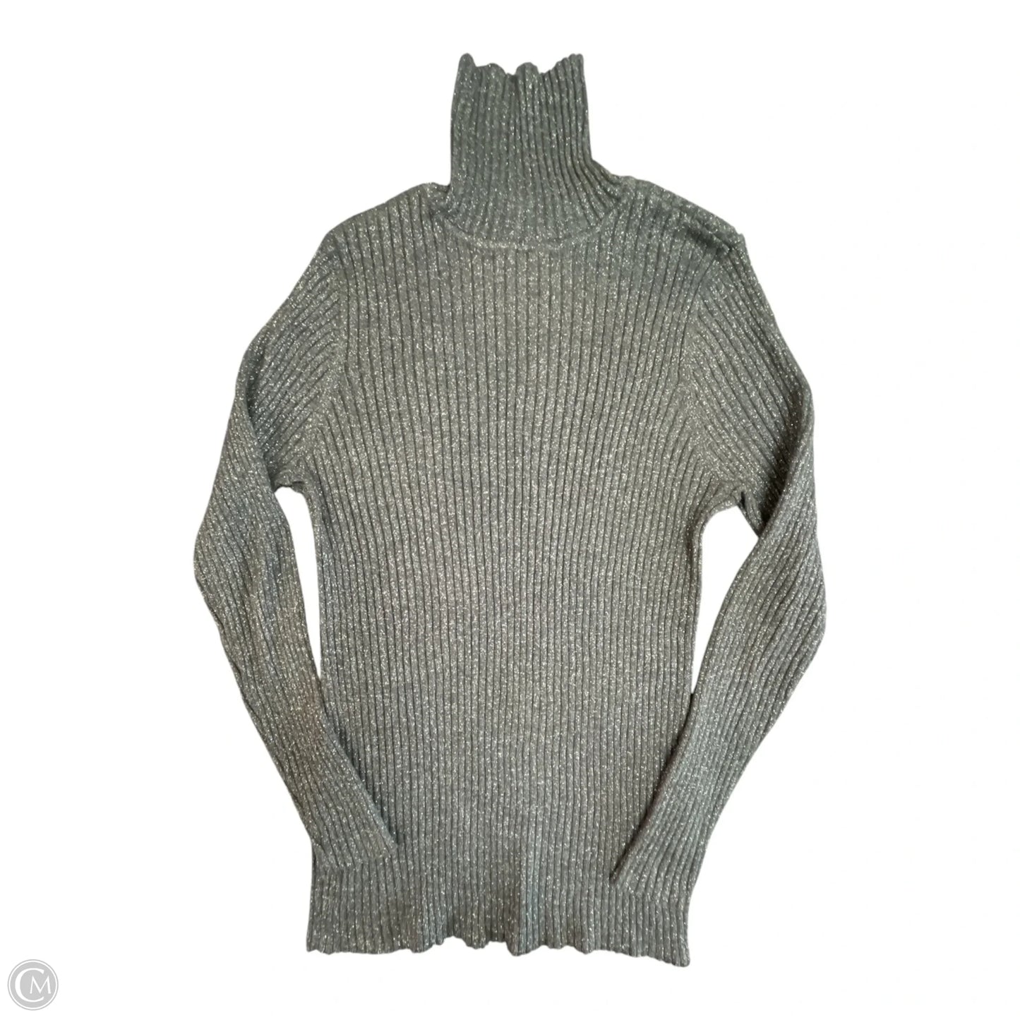 Sweater By Chicos In Grey, Size: L