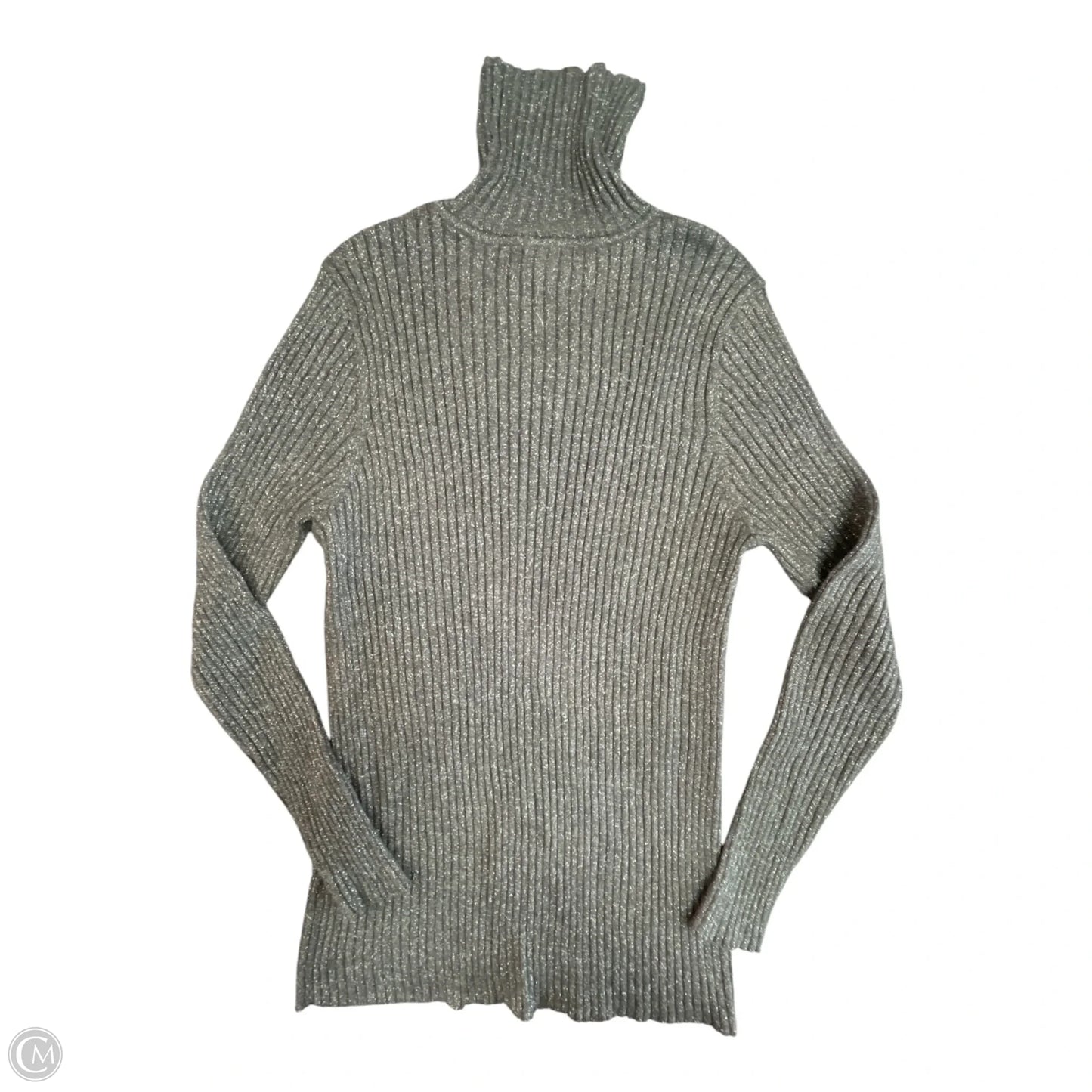 Sweater By Chicos In Grey, Size: L