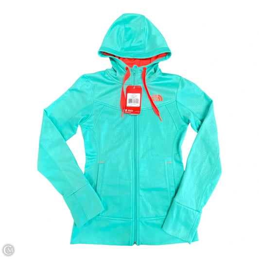 Athletic Jacket By The North Face In Green, Size: Xs