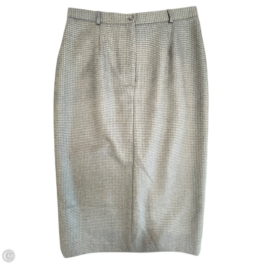 Skirt Midi By Talbots In Black & Grey, Size: 14