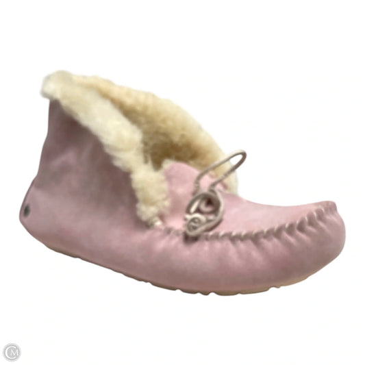 Slippers Designer By Ugg In Pink, Size: 9