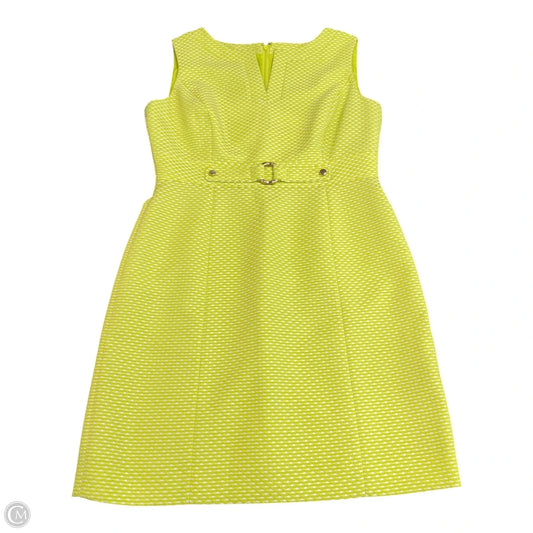 Dress Work By Tahari In Yellow, Size: 12p