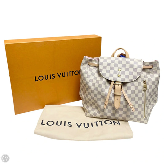 Backpack Luxury Designer By Louis Vuitton, Size: Medium