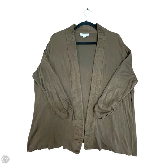 Cardigan By Coldwater Creek In Brown, Size: Xl