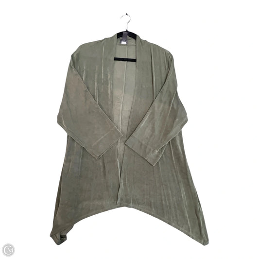 Cardigan By Chicos In Green, Size: Xl