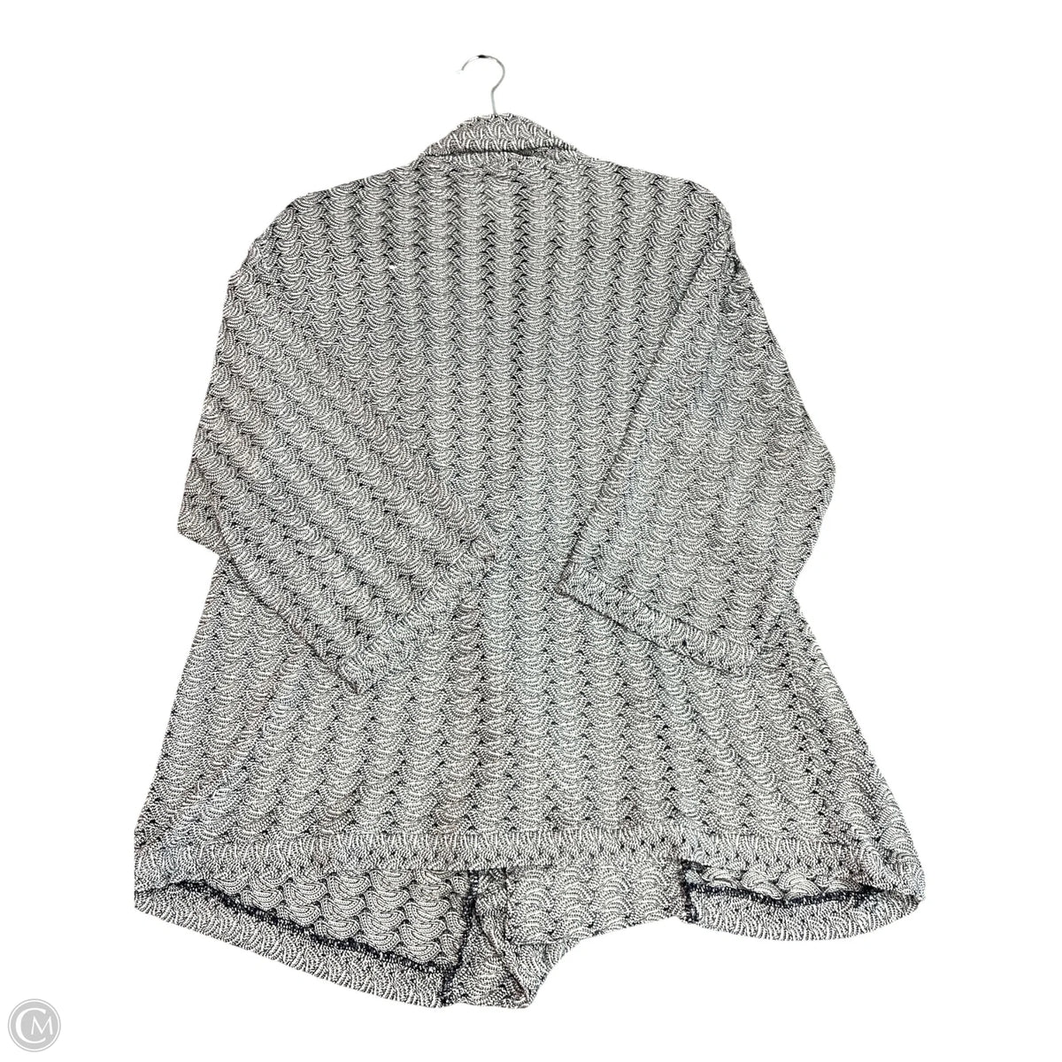 Cardigan By Chicos In Silver, Size: Xl