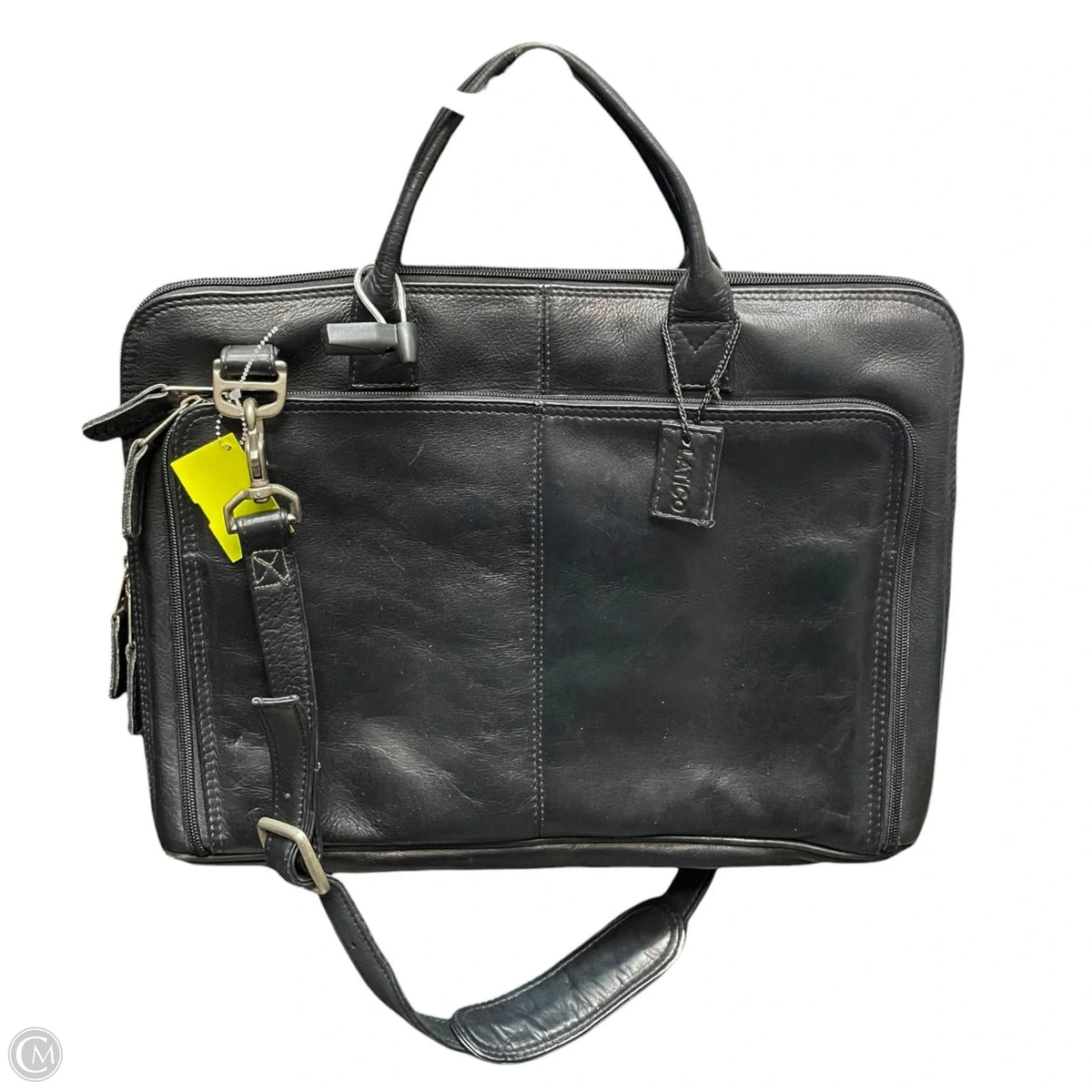 Laptop Bag Leather By Latico, Size: Medium