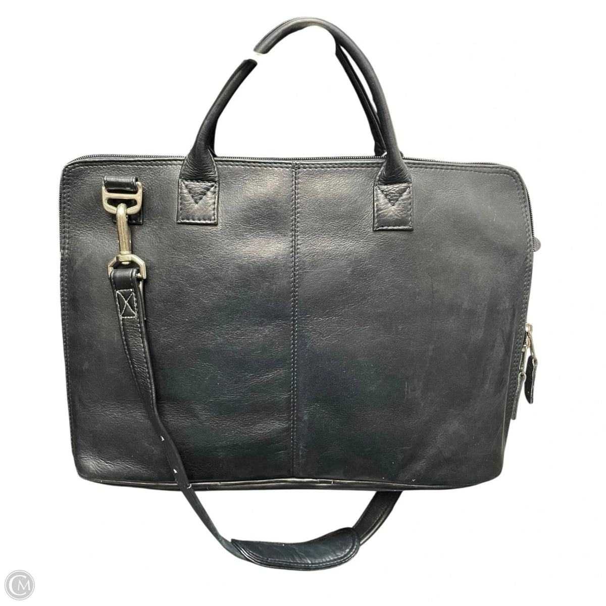 Laptop Bag Leather By Latico, Size: Medium