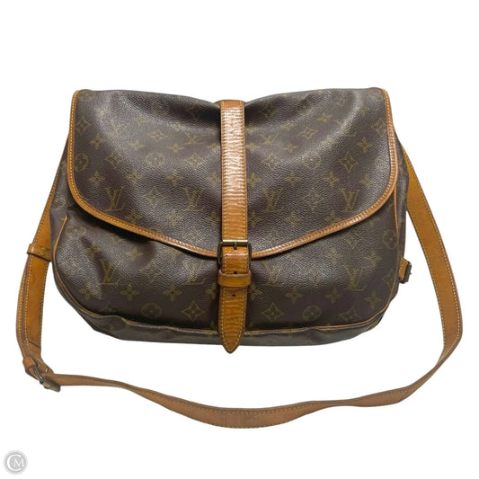 Laptop Bag Luxury Designer By Louis Vuitton, Size: Large
