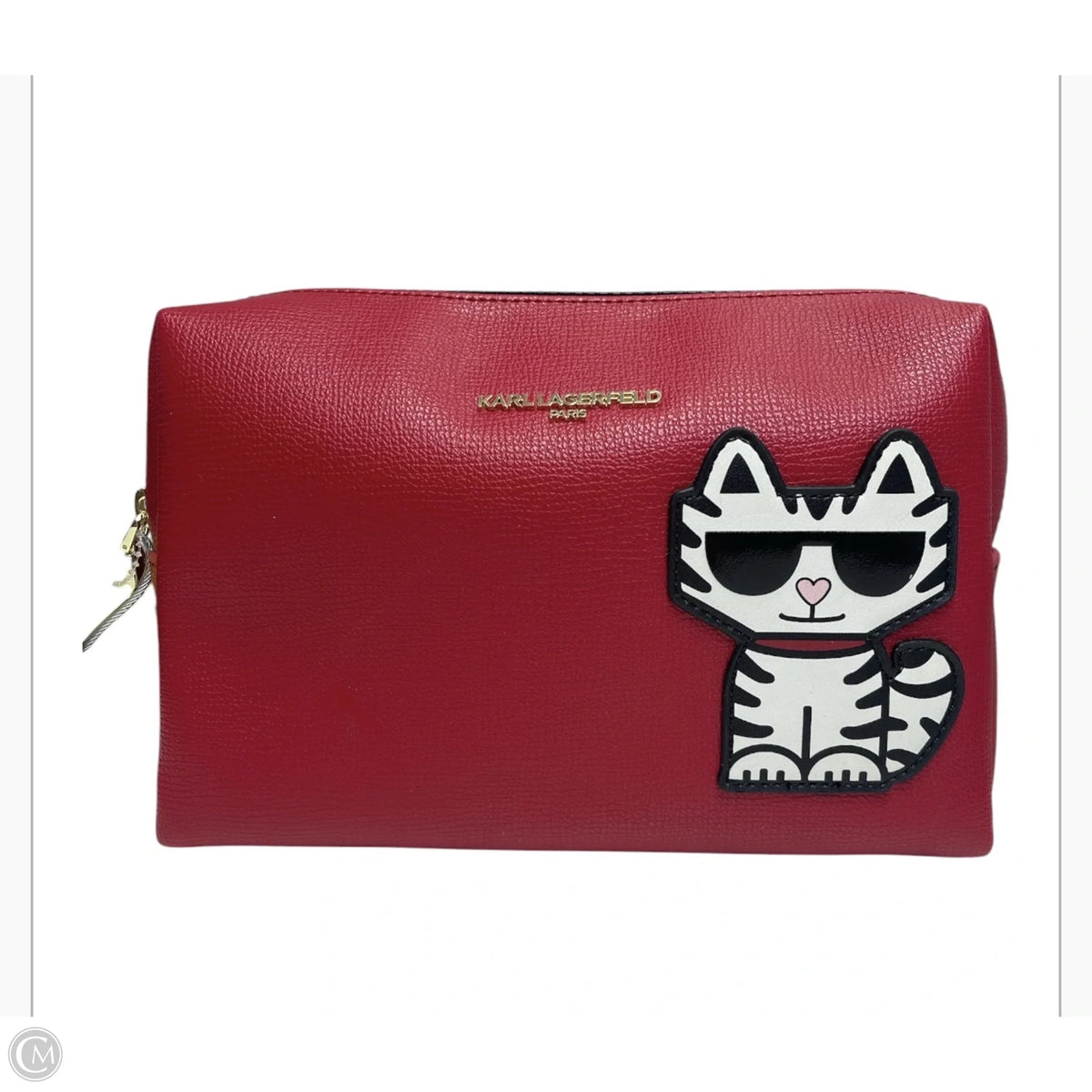 Makeup Bag By Karl Lagerfeld, Size: Medium