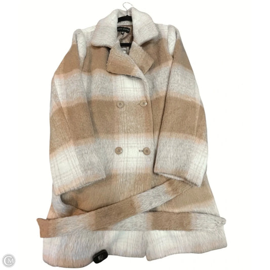 Coat Other By Susan Graver In Cream & Tan, Size: Lp