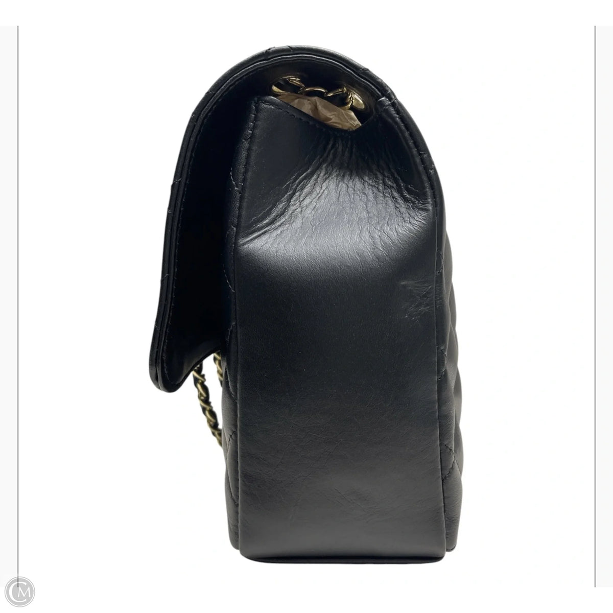 Handbag Leather By Clothes Mentor, Size: Large