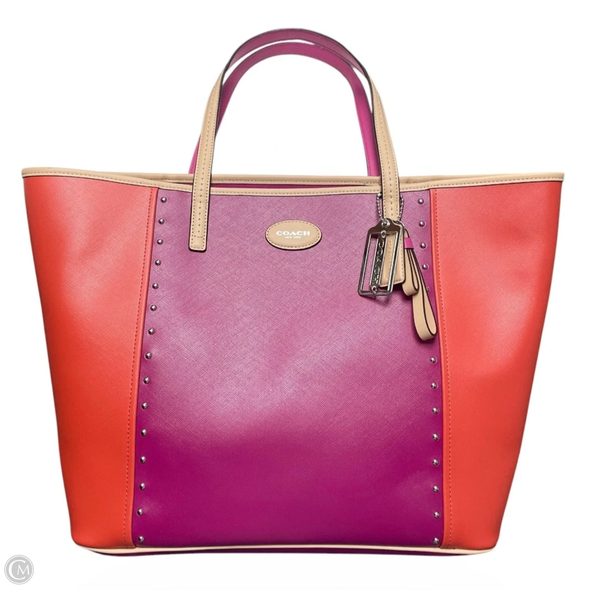 Tote Designer By Coach, Size: Large