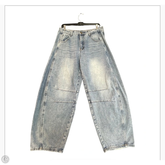 Jeans Wide Leg By Clothes Mentor In Blue Denim, Size: 10