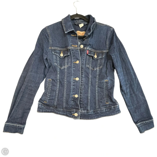 Jacket Denim By Levis In Blue Denim, Size: M