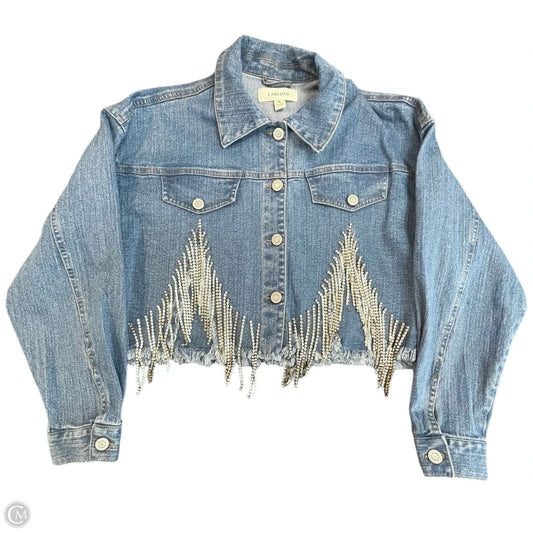 Jacket Denim By LABIJOU In Blue Denim, Size: M